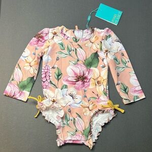 Posh Peanut Bamboo Margot Rashgaurd 6-12 NWT